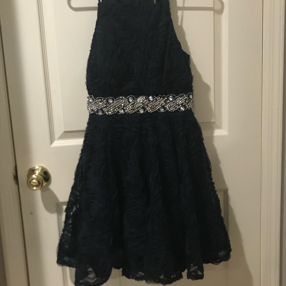 Trixxi Formal Navy Blue Dress